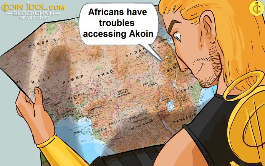 Africans have troubles accessing Akoin