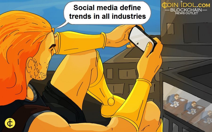 Social media define trends in all industries