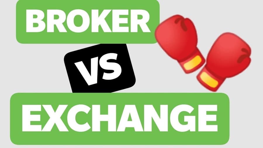Bróker vs Exchange