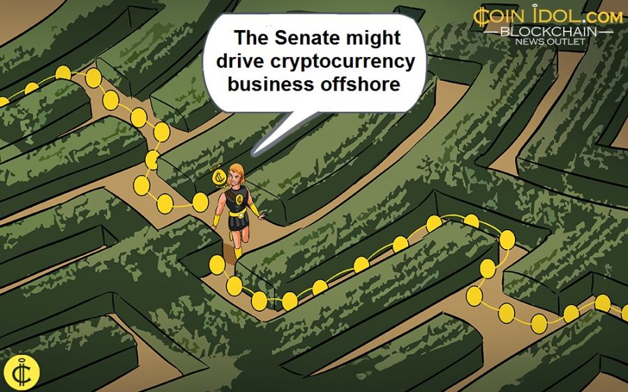 The Senate might drive cryptocurrency business offshore