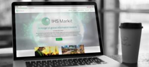 IHS Markits webbplats