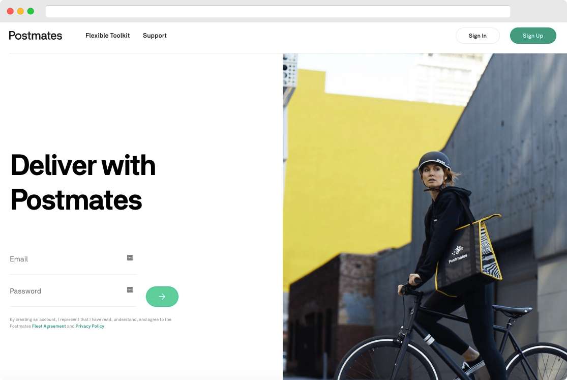 Deliver with Postmates