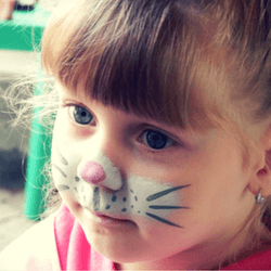 Host a kids' face painting event to raise money for your walk, run, or ride