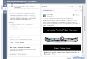 how to write compelling facebook ads for your crowdfunding campaign