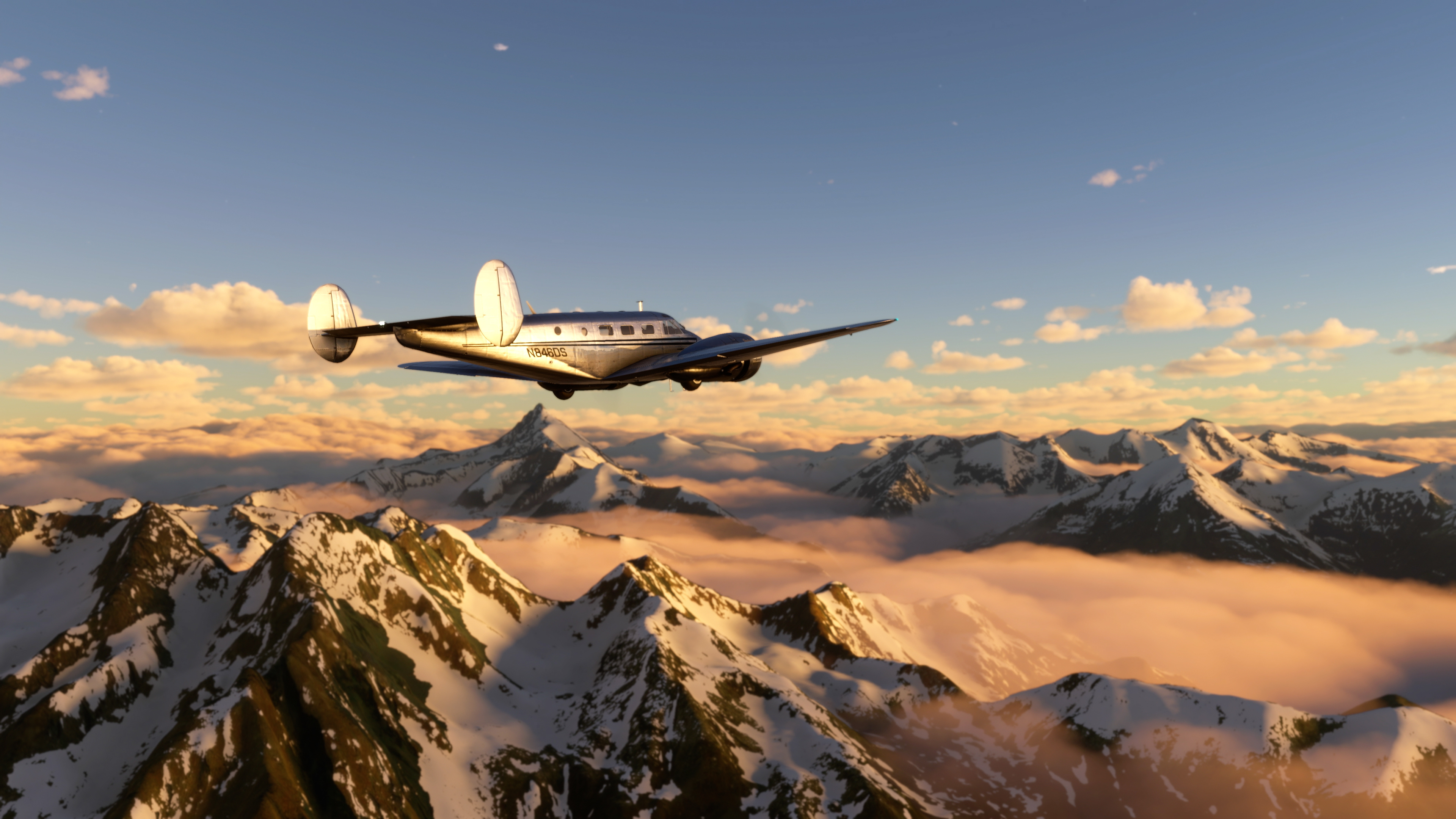 微软模拟飞行 - 本地传奇 5 - Beechcraft Model 18 截图