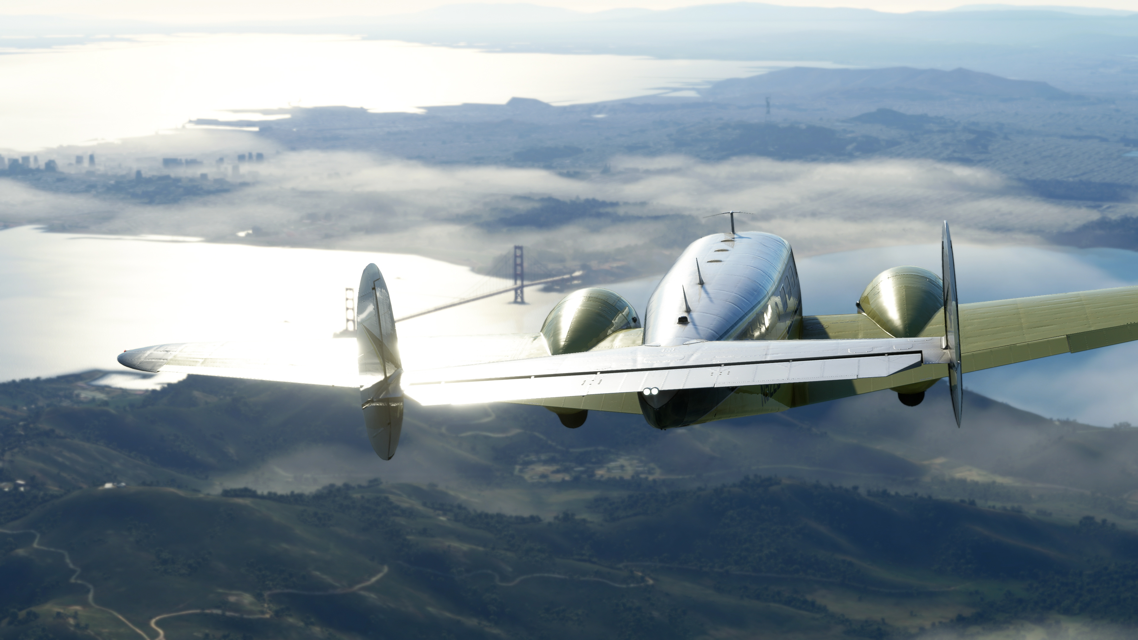 Microsoft Flight Simulator - Local Legends 5 - Στιγμιότυπο οθόνης Beechcraft Model 18