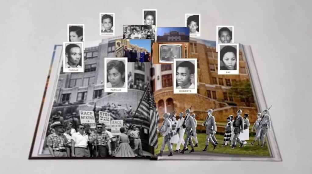 Cartea US Civil Rights Trail - experiență AR - Little Rock Nine