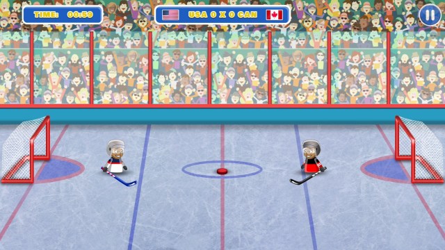 bataille de mini-hockey