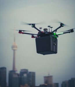Drone lensi ihmisen keuhkon Toronton yli hätäsiirtoa varten