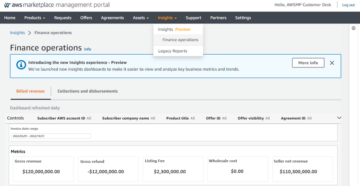 AWS Marketplace Seller Insights team uses Amazon QuickSight Embedded to empower sellers with actionable business insights