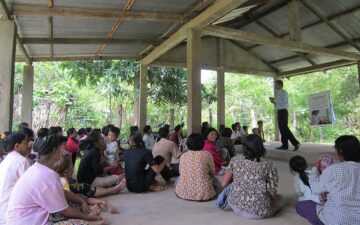 Rent vattenprojekt i Kambodja