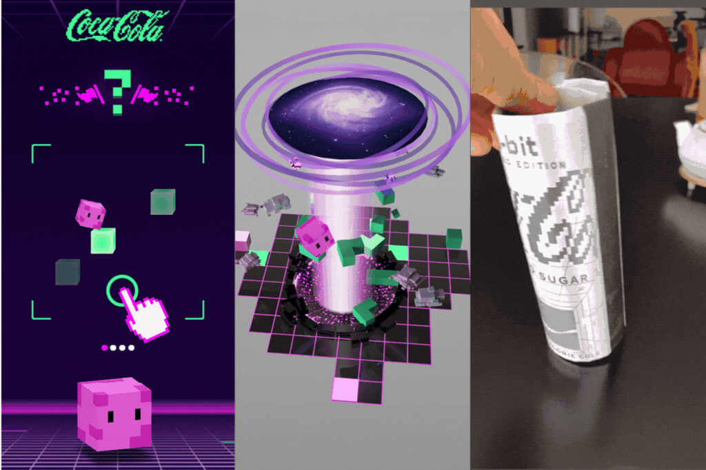 Coca-Cola Creations Byte ARミニゲーム