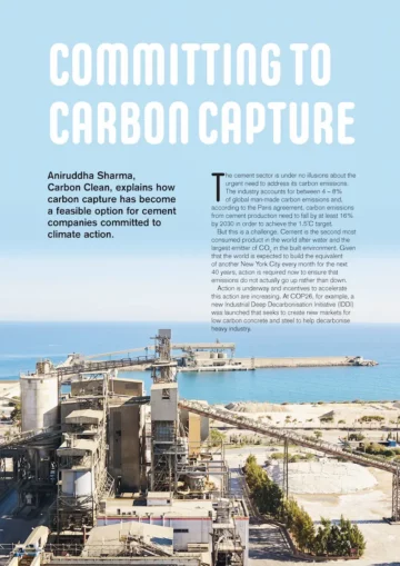 Committing to carbon capture in the cement sector