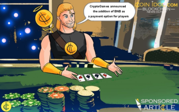 Η CryptoGames δέχεται τώρα το Binance Coin (BNB) ως μέθοδο πληρωμής!