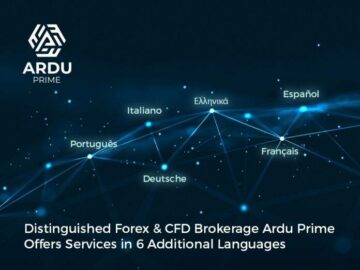 Distinguished Forex & CFD Brokerage Ardu Prime biedt diensten aan in 6 extra talen