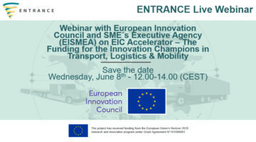 ENTRANCE | Webinar: The funding for the Innovation Champions in Transport, Logistics & Mobility