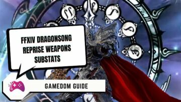 ffxiv dragonsong substats اسلحه