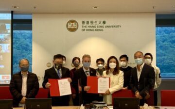 Guangxi University of Foreign Language undertecknar ett samförståndsavtal med Hang Seng University of Hong Kong