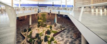 Helsingfors flygplats nya terminal får ett internationellt pris Prix Versailles 2022 för arkitektur och design