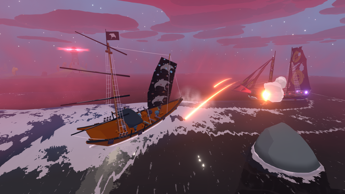 Her er et sært lite spill med utmerkede seilskuter å utforske og kjempe i