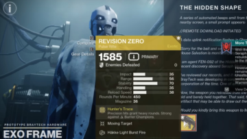 How to get Revision Zero exotic pulse rifle in Destiny 2