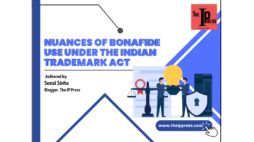 NUANCES OF BONAFIDE USE بموجب قانون العلامة التجارية الهندي