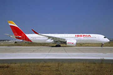 Driftsforbedringer og større komfort, privatliv og romslighet i det nye Iberia A350-flyet