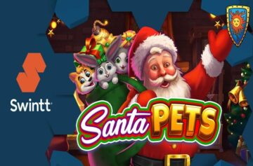Swintt abban reménykednek, hogy a Santa Pets nyerőgép egy karácsonyi keksz lesz!