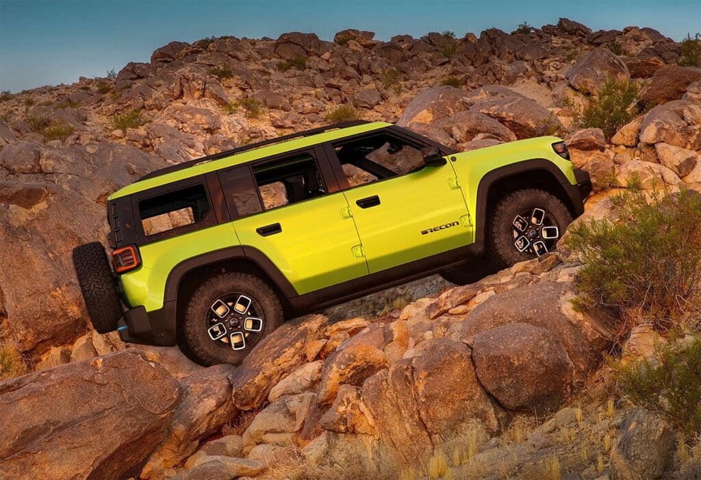 Jeep Recon - kayalara tırmanmak REL