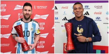 Top 5 Spieler mit Most Man of the Match Awards bei der FIFA Fussball-Weltmeisterschaft 2022