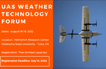 การบินและอวกาศระมัดระวังนำเสนอเกี่ยวกับความปลอดภัยสภาพอากาศโดยใช้ FlightHorizon ที่ UAS Weather Tech Forum