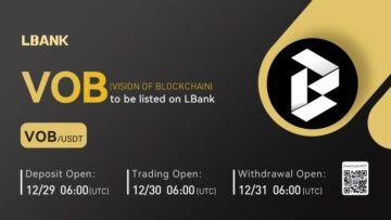 VISION OF BLOCKCHAIN (VOB) が LBank Exchange で取引可能に