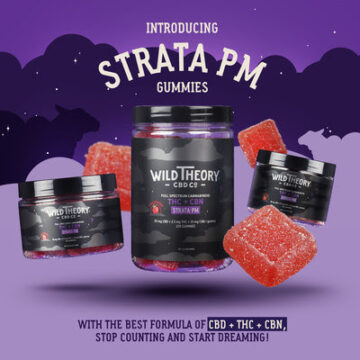 Wild Theory presenta Strata PM THC + CBD + CBN Gummies para un sueño más profundo y reparador