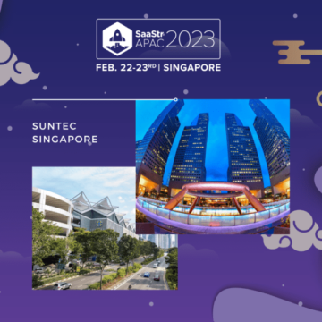 دفعة كبيرة ل SaaStr APAC في سنغافورة في 22-23 فبراير