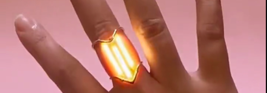 วงแหวน LED เรืองแสงย้อนยุคแห่งอนาคต