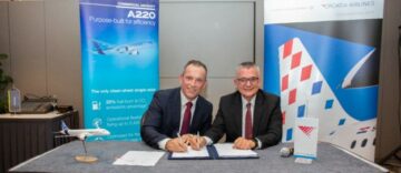ALC leases six Airbus A220 aircraft to Croatia Airlines