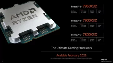 AMD announces new 3D V-Cache CPU Lineup