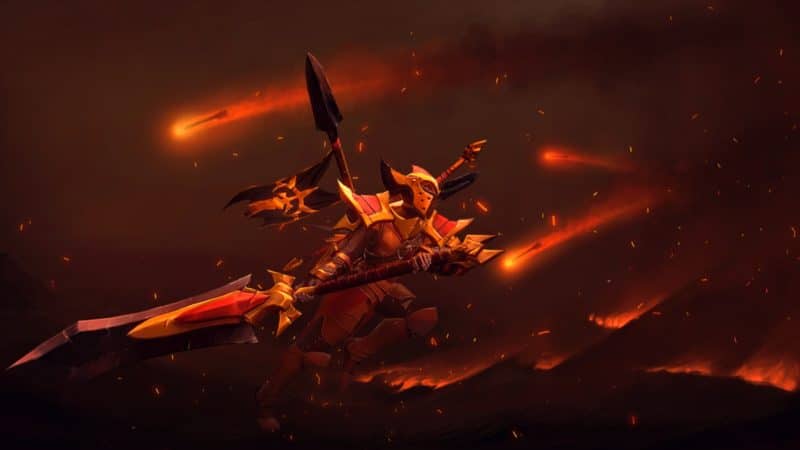 Legion Commander dishes out damage against enemies in Dota 2