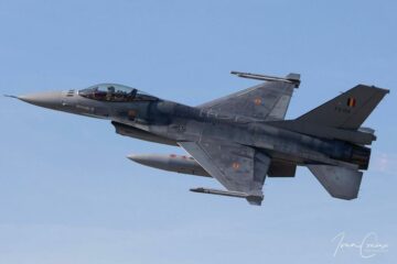 Không quân Bỉ rút chiếc F-16 đầu tiên khỏi biên chế vào mùa hè này
