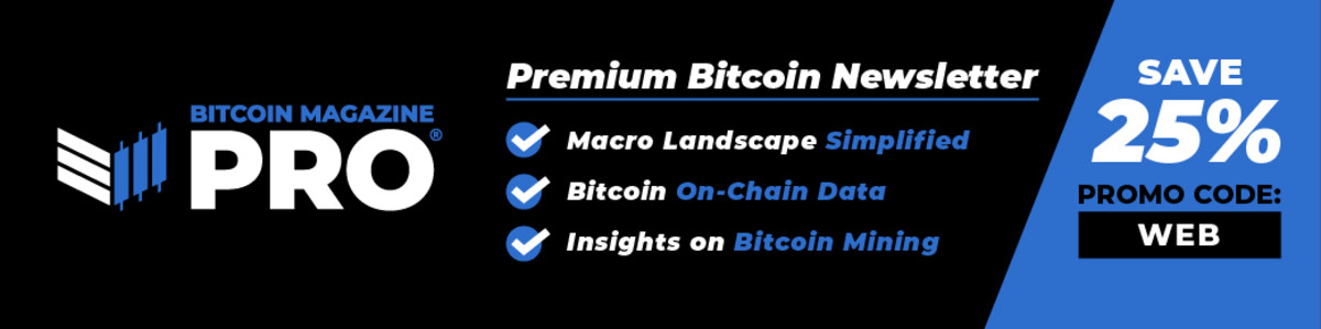 Bitcoin Magazine Pro -banneri