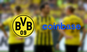 Borussia Dortmund solmii Coinbasen kanssa