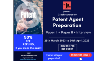 Cours intensif sur l'examen d'agent de brevets 2023 (25 mars 2023 au 30 avril 2023) - The IP Press