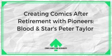 Lage tegneserier etter pensjonering med Pioneers: Blood & Stars Peter Taylor