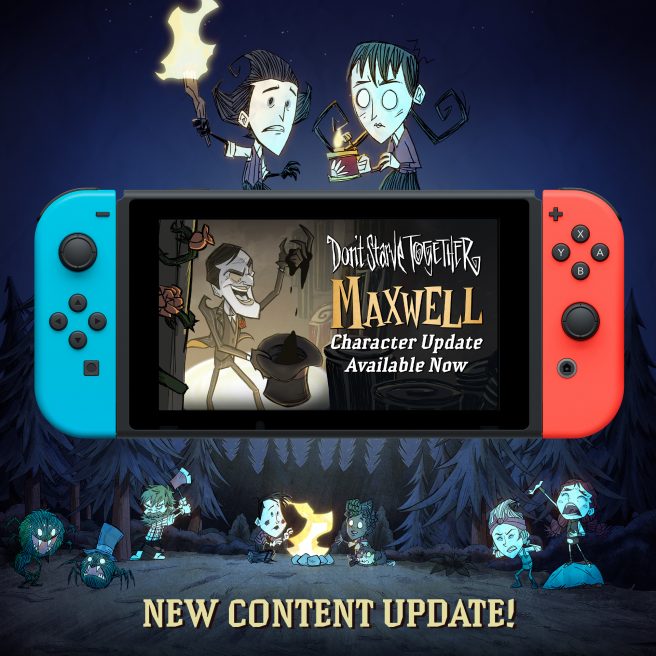 Don’t Starve Together Maxwell Character Update (version 1.4.0) available now, patch notes