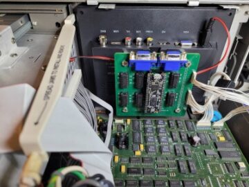 Réparer un HP 54542C avec un écran FPGA et VGA