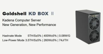 Goldshell KD BOX II Kadena (KDA) ASIC Miner tilgjengelig nå