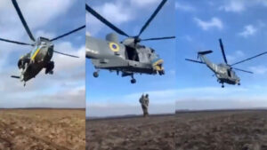 Első pillantásunk egy brit tengeri király helikopterre ukrán szolgálatban