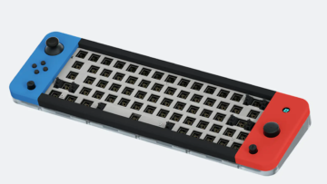 I'm obsessed with this Nintendo Switch-inspired mechanical keyboard