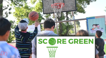 SCORE GREEN kampanyasının içinde: taklit ürünlerden basketbol panyası yaratmak