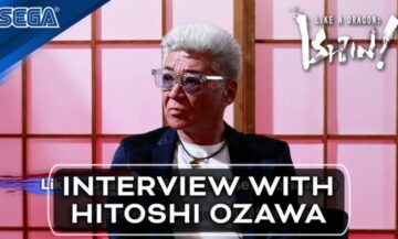 مثل التنين: Ishin! تم إطلاق مقابلة هيتوشي أوزاوا
